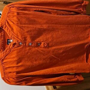 GAP Denim Orange Blouse